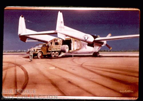 UNLOADING A CONAC RESERVE C-119